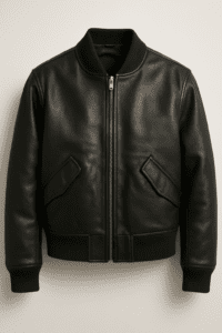 Leather Bomber Jacket