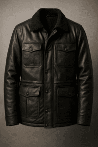 Leather Field Jacket