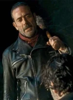 JEFFREY MORGAN THE WALKING DEAD LEATHER JACKET