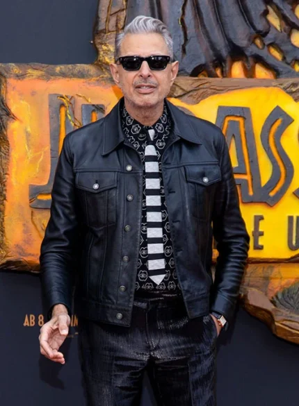 JEFF GOLDBLUM LEATHER JACKET #1