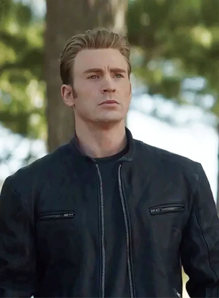 CHRIS EVANS AVENGERS: ENDGAME LEATHER JACKET