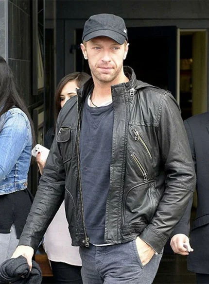 CHRIS MARTIN LEATHER JACKET