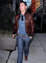 CRISTIANO RONALDO LEATHER JACKET #2