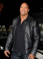 DWAYNE JOHNSON LEATHER JACKET