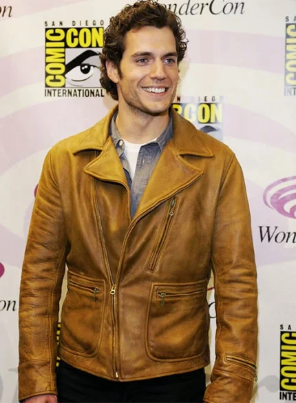 HENRY CAVILL LEATHER JACKET #1