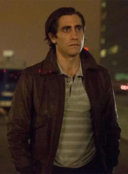 JAKE GYLLENHAAL NIGHTCRAWLER LEATHER JACKET