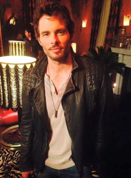 JAMES MARSDEN THE D TRAIN LEATHER JACKET