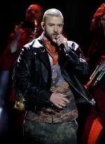 JUSTIN TIMBERLAKE SUPER BOWL HALFTIME SHOW 2018 LEATHER JACKET