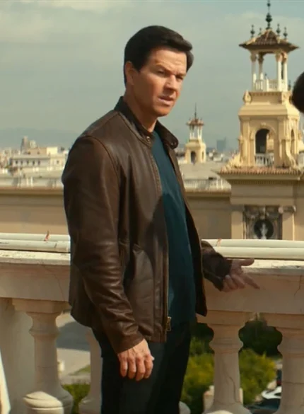 MARK WAHLBERG UNCHARTED LEATHER JACKET