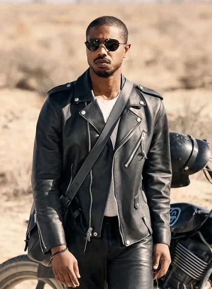 MICHAEL B. JORDAN LEATHER JACKET