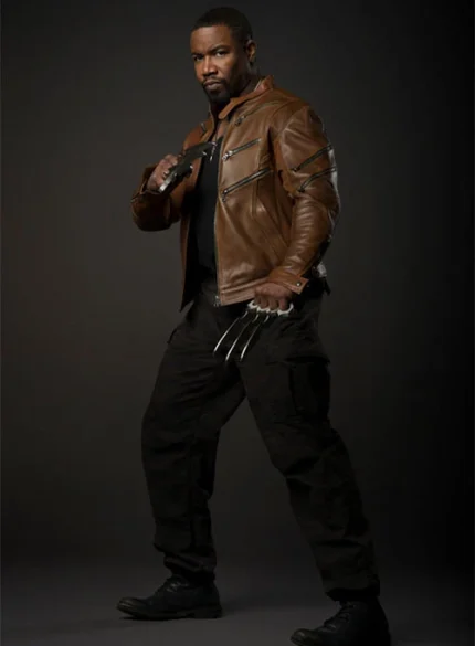 MICHAEL JAI WHITE ARROW LEATHER JACKET