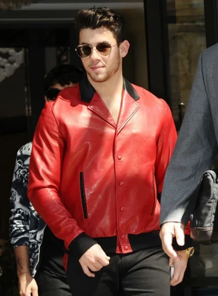 NICK JONAS LEATHER JACKET