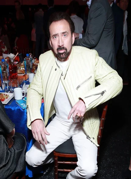 NICOLAS CAGE LEATHER JACKET