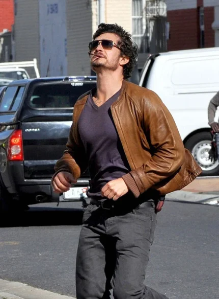 ORLANDO BLOOM ZULU LEATHER JACKET