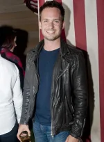 PATRICK J ADAMS LEATHER JACKET