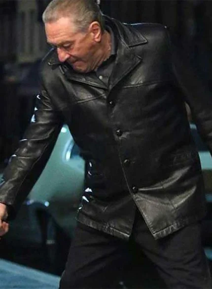 ROBERT DE NIRO THE IRISHMAN LEATHER JACKET