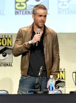 RYAN REYNOLDS LEATHER JACKET