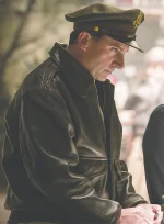 STEVE CARELL WELCOME TO MARWEN BOMBER LEATHER JACKET