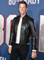 TOM BRADY LEATHER JACKET