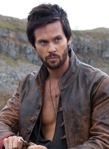 TOM RILEY DA VINCI'S DEMONS LEATHER JACKET