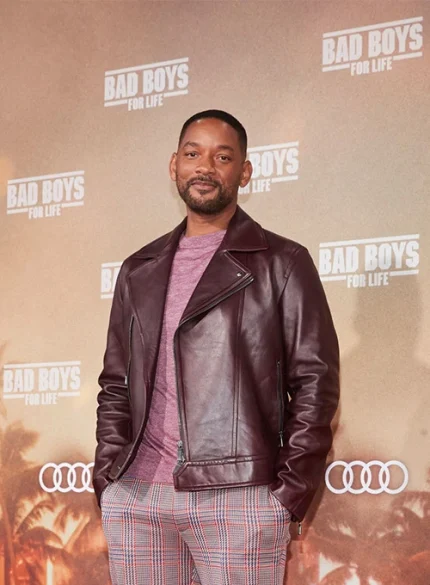 WILL SMITH BAD BOYS FOR LIFE PREMIERE LEATHER JACKET