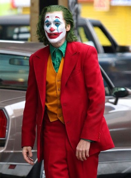 JOKER 2019 JOAQUIN PHOENIX MOVIE LEATHER SUIT REPLICA