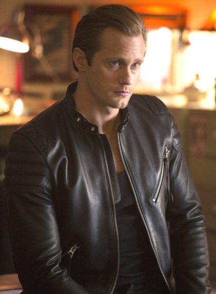 ALEXANDER SKARSGARD TRUE BLOOD LEATHER JACKET