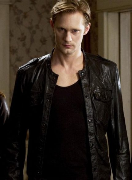 ALEXANDER SKARSGARD TRUE BLOOD LEATHER JACKET