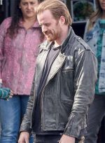 ROBERT KAZINSKY CAPTAIN MARVEL LEATHER JACKET